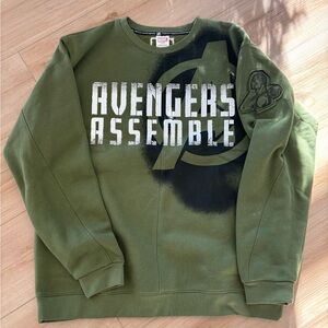 Marvel Avengers Assemble Green Sweater
